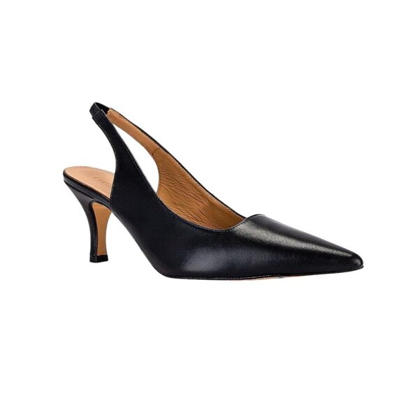 Flattered Franchesca Heel in Black Leather 36 with box Womens Pumps - Picture 5 of 17